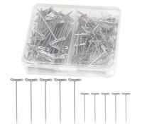 T Pins for Wigs, 150pcs Dress Making T Wig Pins Sewing Stainless Steel Crochet Blocking Pin for Dressmaking Fabric Knitting Crafts