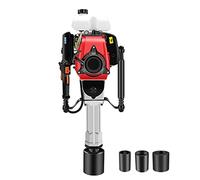 T-Post Driver, 4-Stroke Petrol Fence Knocker, Jack Hammer Picket Fencing Ramming Thumping Driving Posts 2400W Gasoline Piling Driver