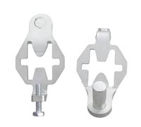 T Post Gate Hinges Set 2Pieces Heavy Gauge Steel Hinges Accessory with 5/8Inch Metal Posts for Agricultural Use T Post Gate Pin