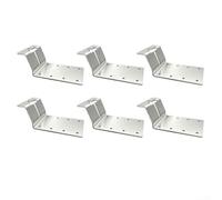 T-Post Mounting Bracket, Heavy Duty Stainless Steel Fence Brackets, Fits 1-1/8 to 1-3/8 Inch Posts for Posting Signs