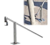 T Post Puller, Adjustable C-Claw Head 2-12 cm Metal Post Puller for Wood Posts Cement Column Steel Pipe