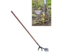 T Post Puller, Post Puller Tool Leverage Design Removing Fence Posts Tree Roots Stumps Multiple Sizes(Wooden-Handled)