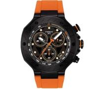 T-Race Chronograph Black & Orange Men's Watch Quartz T141.417.37.051.02