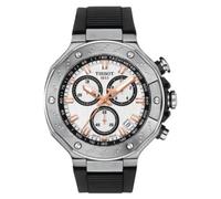 T-Race Chronograph White Dial Quartz Men's Watch T141.417.17.011.00