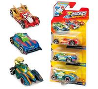 T-Racers Mix ´N RACE 3 Pack Age 3+ - Pack of 3 toy collectible cars. Each car can be split in two with interchangeable parts and wheels. Pack 12 of 12