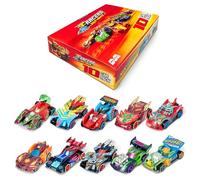 T-RACERS Mix ´N Race - Collection of 10 collectible cars. Each car can be split in two with interchangeable parts and wheels