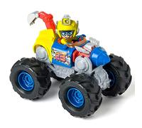 T-RACERS Turbo Truck Turbo Digger - Super vehicle with 1 exclusive driver and 1 exclusive vehicle. Compatible with other T-Racer cars