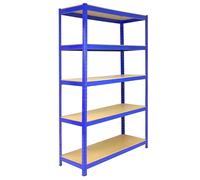 3 Bay Garage Racking 5 Tier 1200mm Shelves Shed/Greenhouse Storage T-RAX