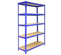 3 Bay Garage Racking 5 Tier 1200mm Shelves Shed/Greenhouse Storage T-RAX