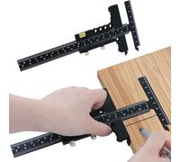 T REGALE Practical Scribe Tool, Sovereign Aluminum Alloy | Accurate Versatile Angle Rigno with Metal Slider, Precise Carpenter Tool Angle Measuring