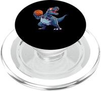 T-Rex Basketball Player Outfit Slam Dunk For Men Boys PopSockets PopGrip for MagSafe