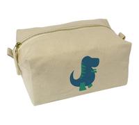 'T-Rex' Canvas Wash Bag/Makeup Case (CS00042983)