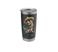 T-Rex Cinco De Mayo Dinosaur Stainless Steel Insulated Tumbler