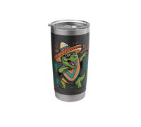 T-Rex Cinco De Mayo Dinosaur Stainless Steel Insulated Tumbler