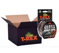 T-Rex Clear Adhesive Tape, Weatherproof Tape for Invisible Fixing 48mm x 8.2m