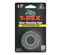 T-REX Clear Heavy Duty Double Sided Mounting Tape, Interior or Exterior, Holds u