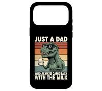 T-Rex Dad Who Always Came Back With The Milk Retro Sunset Case for iPhone 17 Pro Max