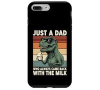 T-Rex Dad Who Always Came Back With The Milk Retro Sunset Case for iPhone 7 Plus/8 Plus