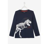 T-Rex Dino Skeleton Top for Boys blue