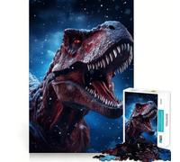 T Rex Dinosaur Animal 1000 Piece Jigsaw Puzzles for Teenagers Logic Sense Toy Peaceful Fun Smooth Edge Creative Gift (50x75cm)