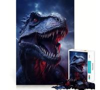 T Rex Dinosaur Animal 1000 Piece Jigsaws for Teenagers Puzzle Strong Logic Toy Relaxed Mind Clear Edge Bday Surprise (38x26cm)
