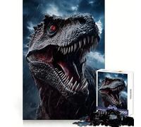 T Rex Dinosaur Animal Puzzles for Teenagers 1000 Pieces Think Smart Toy Soothing Play Smooth Cut Amazing Present (38x26cm)