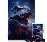 T Rex Dinosaur Animal Teenagers Puzzles 1000 Piece Jigsaws Boost Recall Relax Time Accurate Edge Amazing Present (50x75cm)