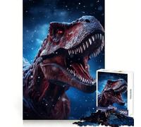 T Rex Dinosaur Animal Teenagers Puzzles 1000 Piece Jigsaws Boost Recall Relax Time Accurate Edge Amazing Present (38x26cm)