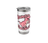 T-Rex Dinosaur Bunco Design for a Bunco Babe Stainless Steel Insulated Tumbler