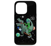 T-Rex Dinosaur In the Outer Space Astronaut Alien Case for iPhone 13 Pro