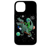 T-Rex Dinosaur In the Outer Space Astronaut Alien Case for iPhone 14