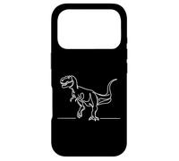 T-Rex Dinosaur Line Art Prehistoric Beast Design Case for iPhone 17 Pro