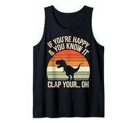 T Rex Dinosaur Meme Funny Dino Gifts For Men Women Boy Kid Tank Top