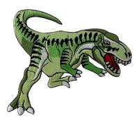 T Rex Dinosaur Patch Iron Sew On Clothes T Shirt Bag Jacket Hat Embroidery Badge