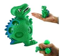 T-Rex Dinosaur Stress Relief Squeeze Toy 8.5cm, Fidget Novelty for Kids Adults, Easter Christmas Stocking Fillers