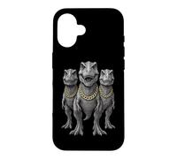T-Rex Dinosaur Tyrannosaurus Rex Rap Old School Retro Retro Case for iPhone 16