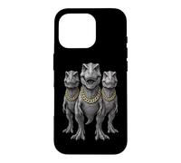 T-Rex Dinosaur Tyrannosaurus Rex Rap Old School Retro Retro Case for iPhone 16 Pro