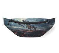 T-rex Dinosaur Waist Bag Pack for Women Men Kids Girls Boys Fanny Pack Bumbags Pouch Purses Belt Bag for Travel Sport Running