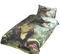 T Rex Double Quilt Duvet Cover Bed Set 2 P/cases Dinosaur Bedding Dino Jurassic
