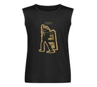 T Rex Electric Warrior Sleeveless T-Shirt Man's Fashion Cotton Black Vest Tank Clothes M
