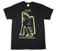 T Rex Electric Warrior T Shirt Marc Bolan Psychedelic Glam RockTop Sweatshirt Short Sleeve Black