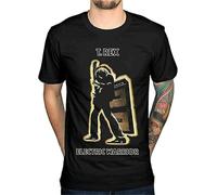 T REX Electric Warrior t Shirt Schwarz Herren Funny Cotton Tee Vintage Gift for Men HOT Komuyr Black