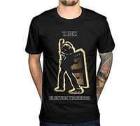 T Rex Electric Warrior Work High Vis Men Womens T-Shirts for Men Funny Cotton Tee Vintage Gift for Men Hot Komuyr XXL Black