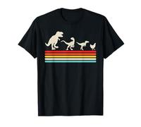 T-Rex Evolution Dinosaur Lover Paleontology Retro T-Shirt