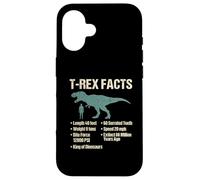 T REX FACTS Dinosaur Knowledge Prehistoric Science Case for iPhone 16