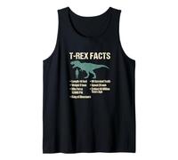 T REX Facts Dinosaur Knowledge Prehistoric Science Tank Top