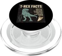 T REX FACTS Dinosaur Length 40 Feet Info PopSockets PopGrip for MagSafe