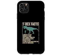 T REX FACTS Dinosaur Stats Data Chart Info Case for iPhone 11 Pro Max