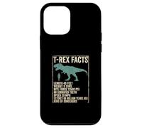 T REX FACTS Dinosaur Stats Data Chart Info Case for iPhone 12 mini