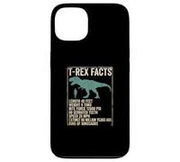 T REX FACTS Dinosaur Stats Data Chart Info Case for iPhone 13